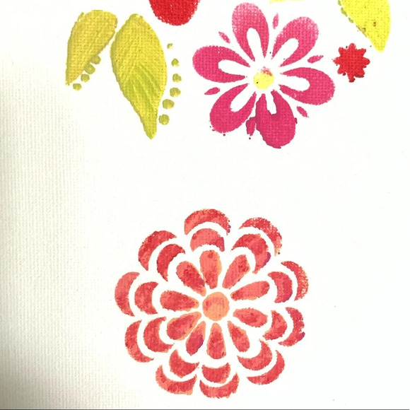 ORIGINAL florals on canvas panel - 8”x10” - Picture 5 of 8